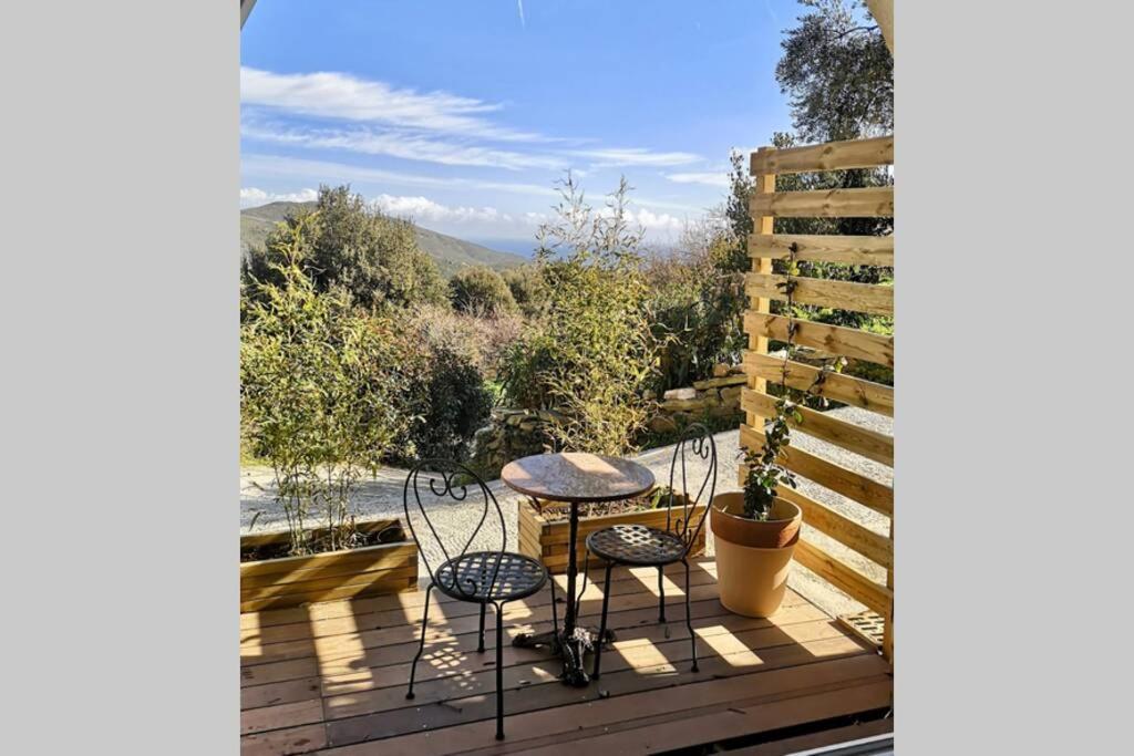 Gîte indépendant dans villa entre mer et maquis Sisco Extérieur photo